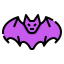 external bat-horror-decoration-linector-lineal-color-linector icon