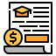 external bill-university-linector-lineal-color-linector icon