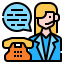 external call-center-travel-linector-lineal-color-linector icon
