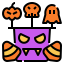 external candy-horror-decoration-linector-lineal-color-linector icon