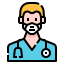 external doctor-virus-linector-lineal-color-linector icon