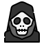 external grim-reaper-horror-avatar-linector-lineal-color-linector icon