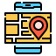 external location-online-shopping-linector-lineal-color-linector icon