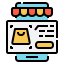 external online-shopping-new-normal-linector-lineal-color-linector icon
