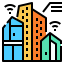 external smart-city-smart-city-linector-lineal-color-linector icon