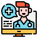 external doctor-new-normal-linector-lineal-color-linector-1 icon