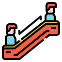 external escalator-new-normal-linector-lineal-color-linector icon