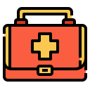 external first-aid-kit-healthcare-and-hygiene-linector-lineal-color-linector icon