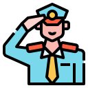 external guard-hotel-service-linector-lineal-color-linector icon