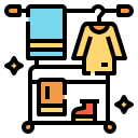 external hang-clothes-personal-hygiene-linector-lineal-color-linector icon