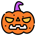 external pumpkin-horror-decoration-linector-lineal-color-linector icon