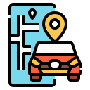 external rent-a-car-hotel-service-linector-lineal-color-linector icon