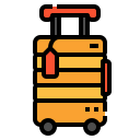 external travel-luggage-travel-packing-linector-lineal-color-linector icon