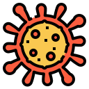 external virus-healthcare-and-hygiene-linector-lineal-color-linector icon