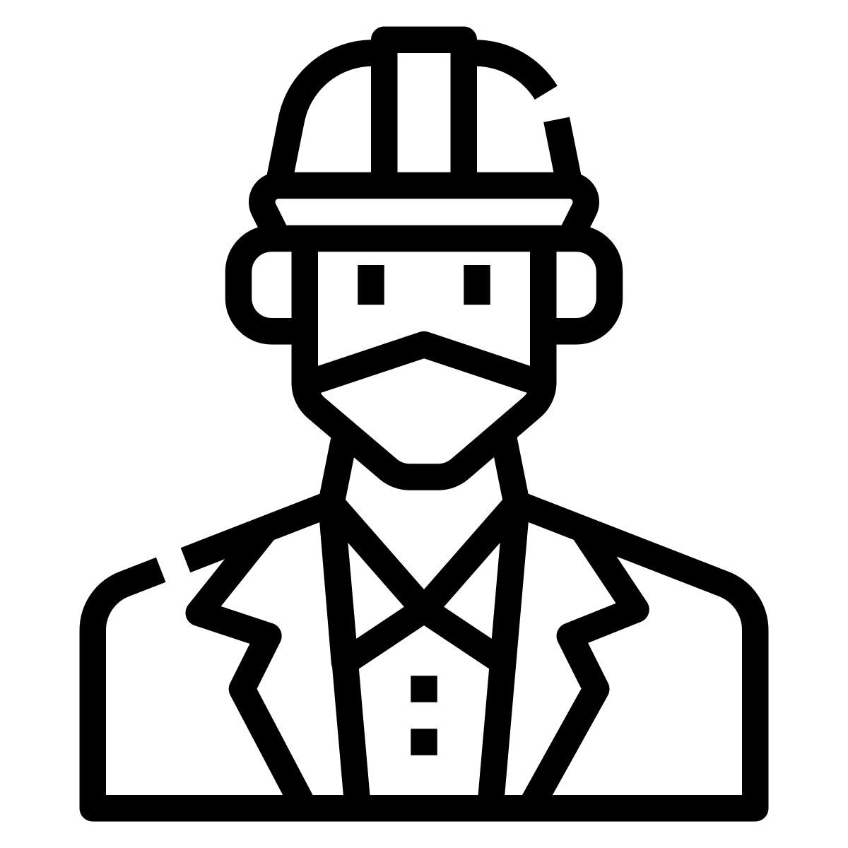 architect in mask icon