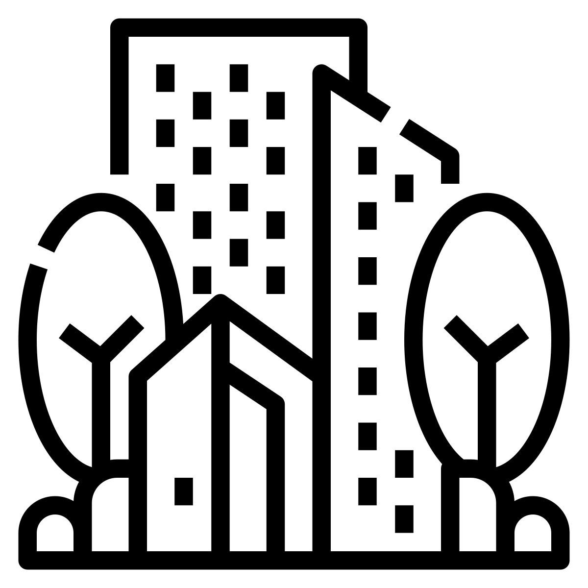 city building icon