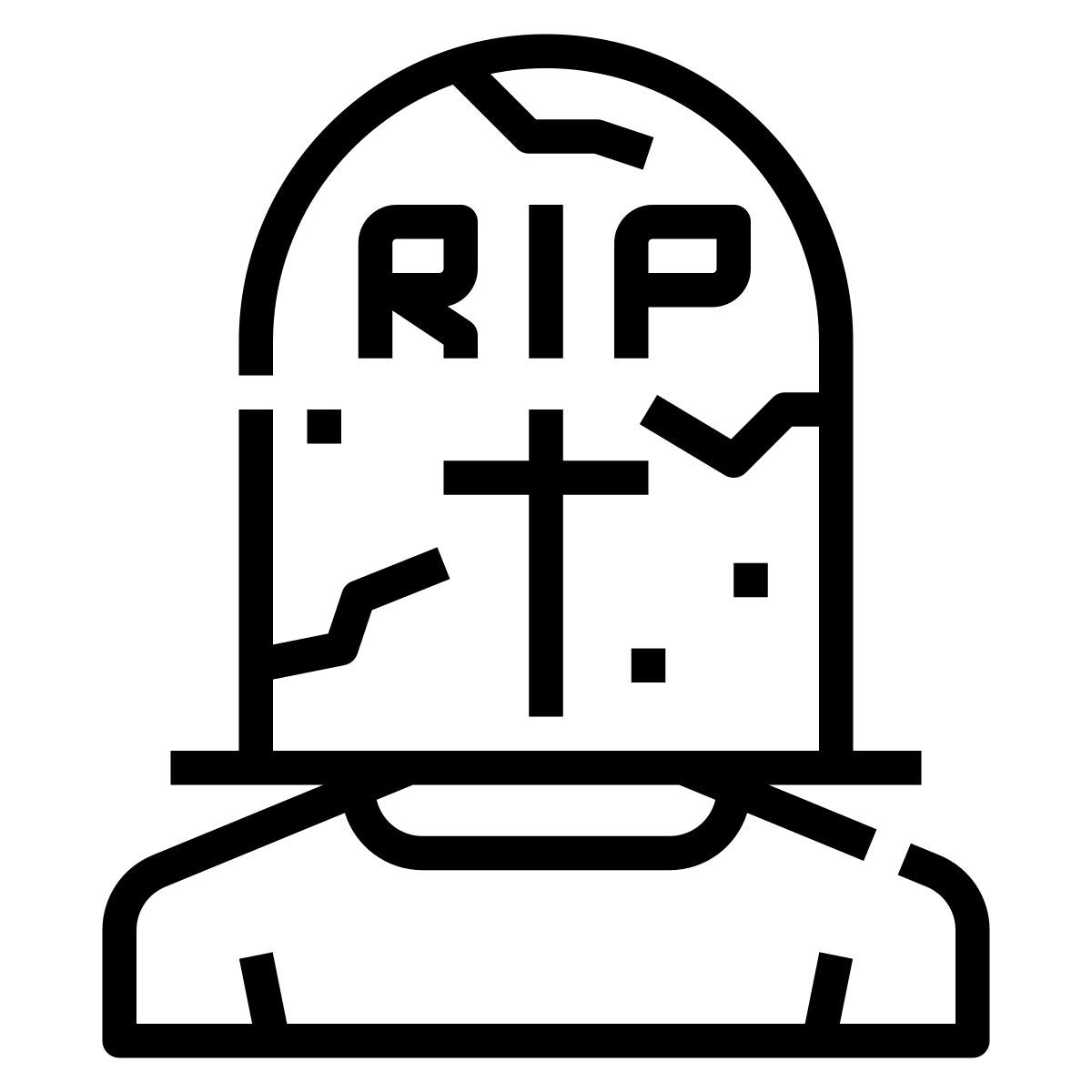 gravestone icon