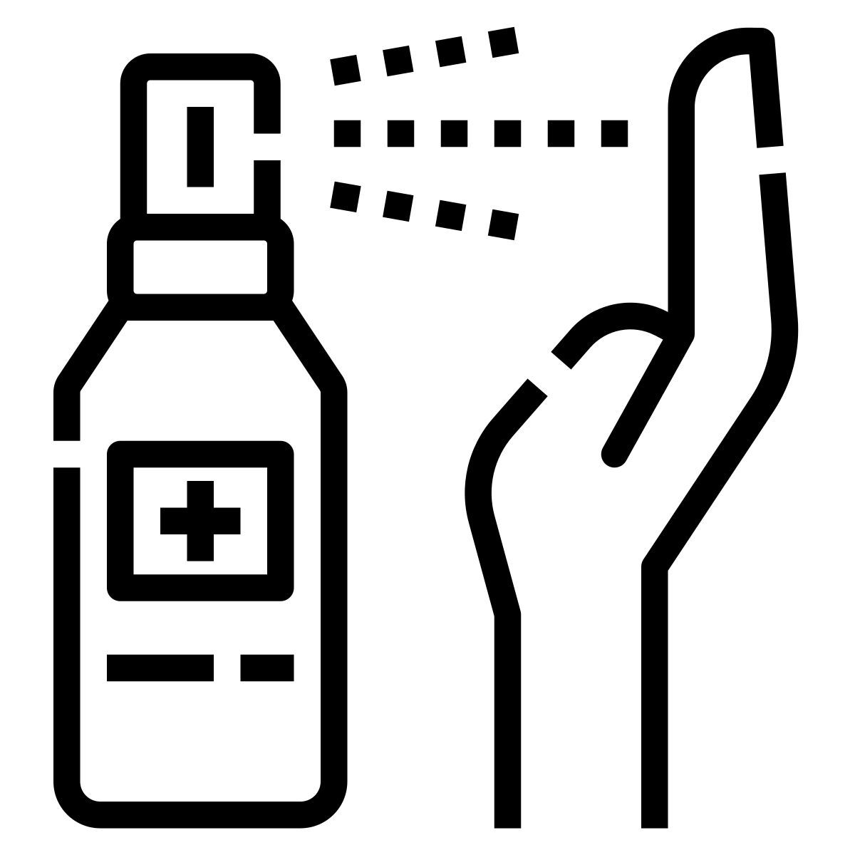 hand sanitizer icon