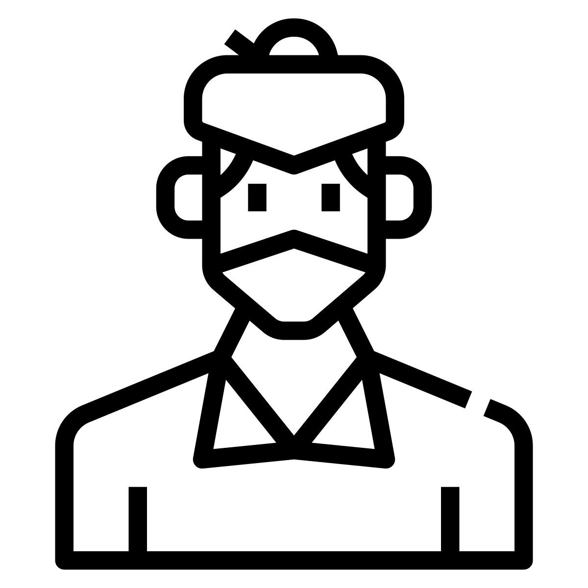 man in mask icon