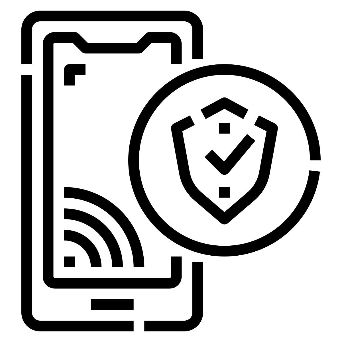 mobile security icon