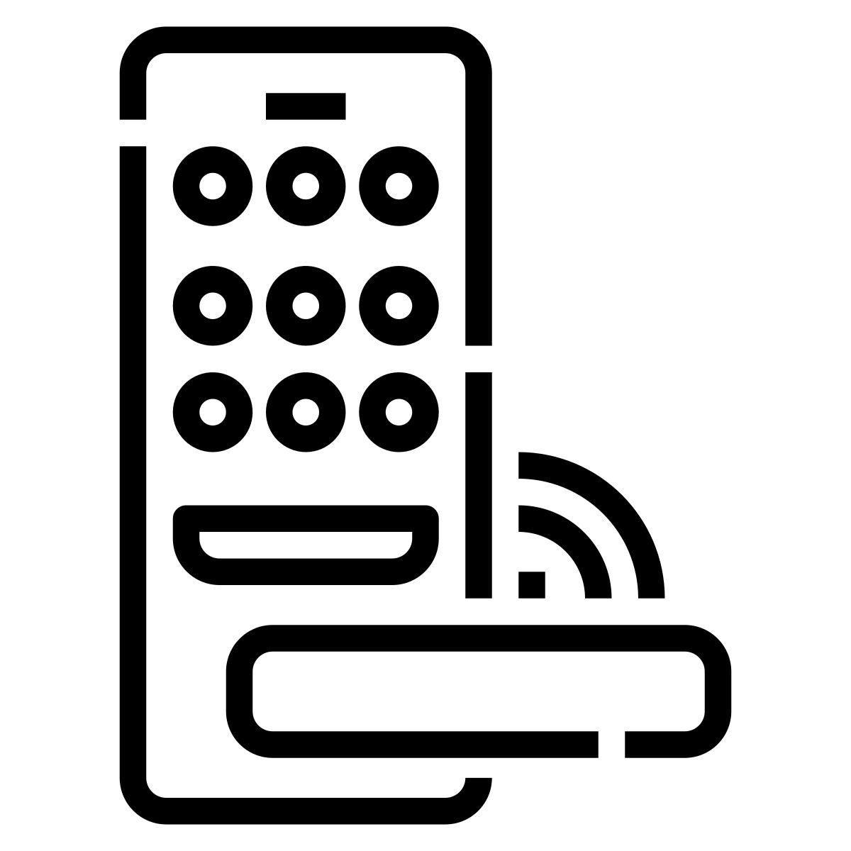smart door lock icon
