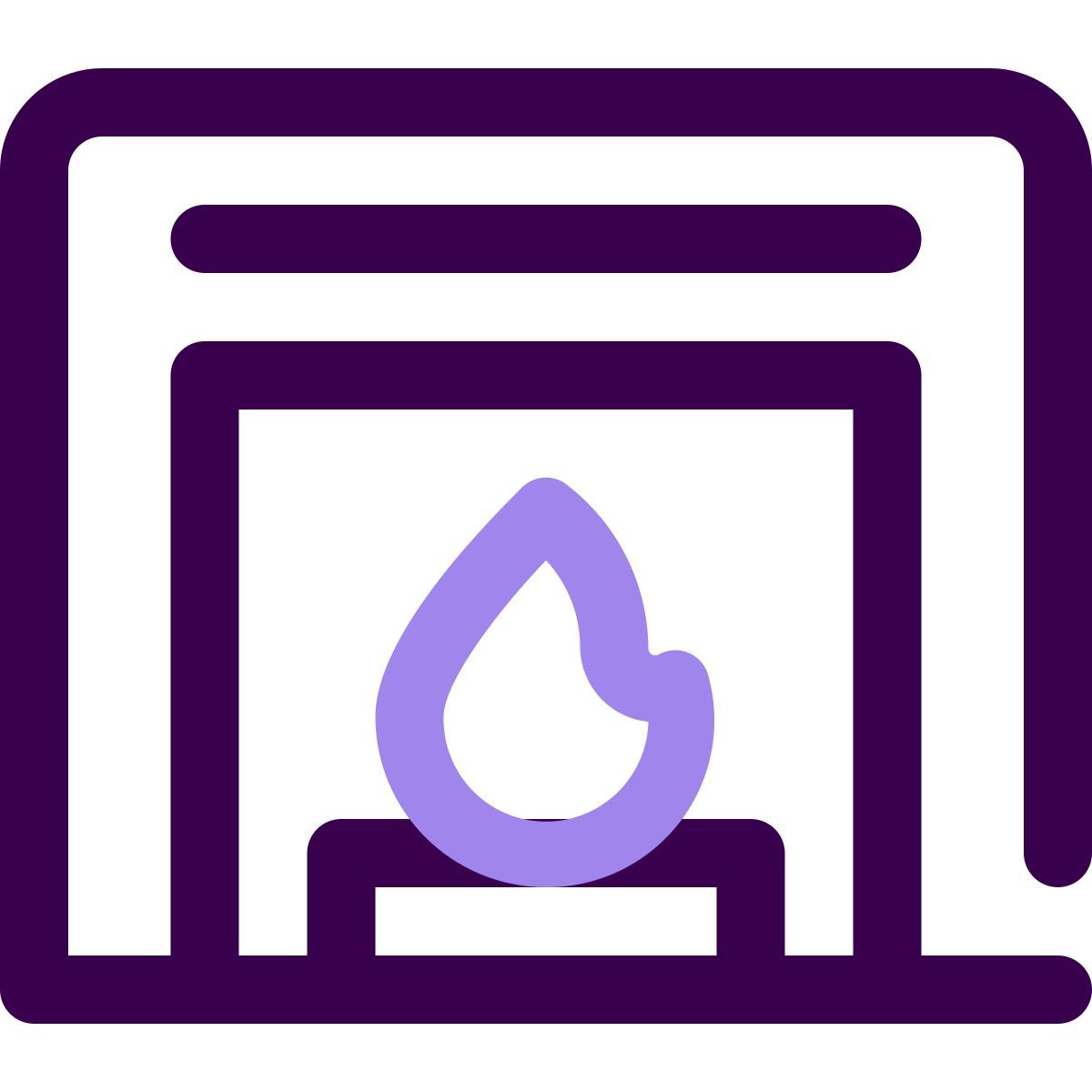 fireplace icon