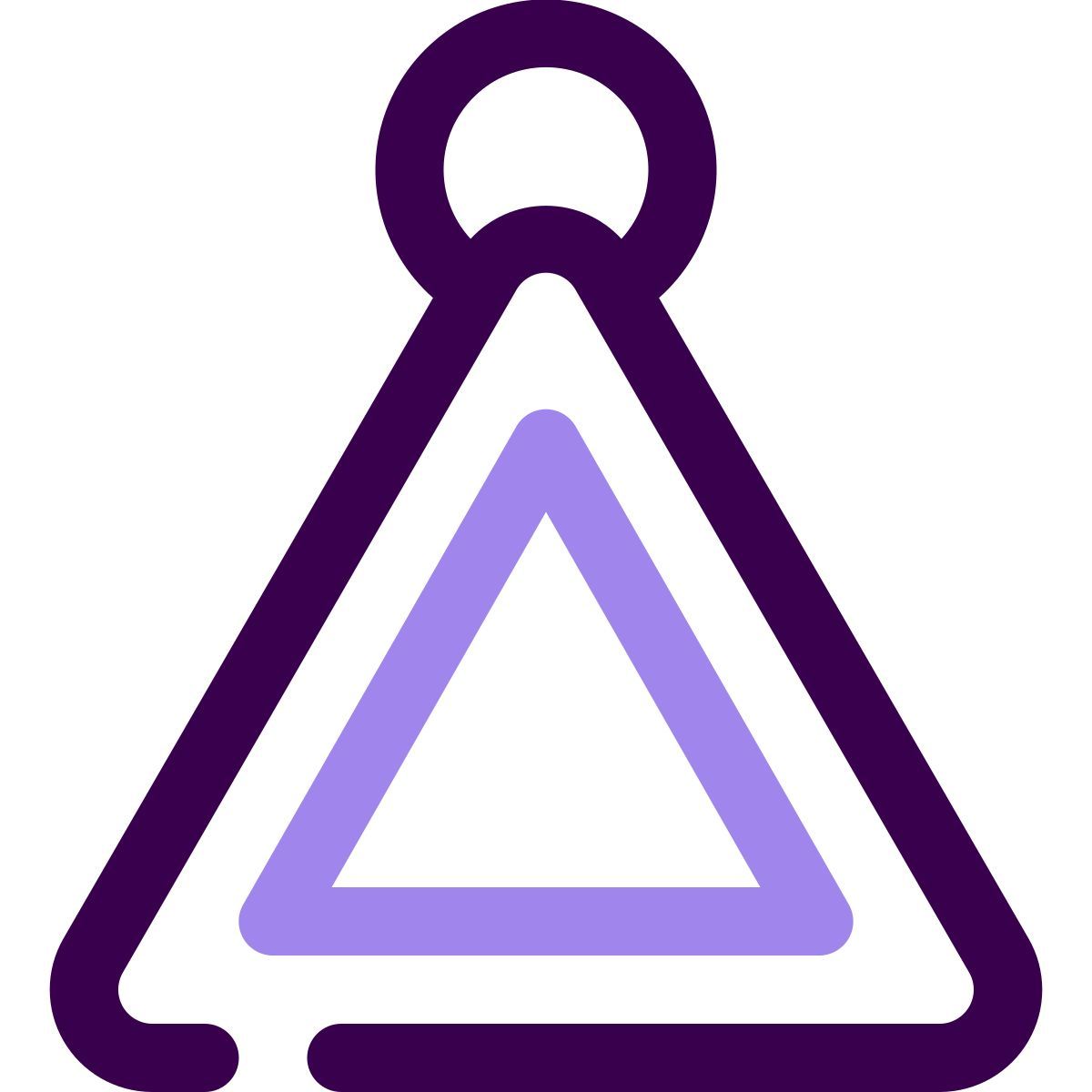 safety triangle icon