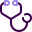 external Stethoscope-medical-lylac-kerismaker icon