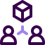 external Users-blockchain-lylac-kerismaker icon
