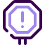 external Warning-location-lylac-kerismaker icon