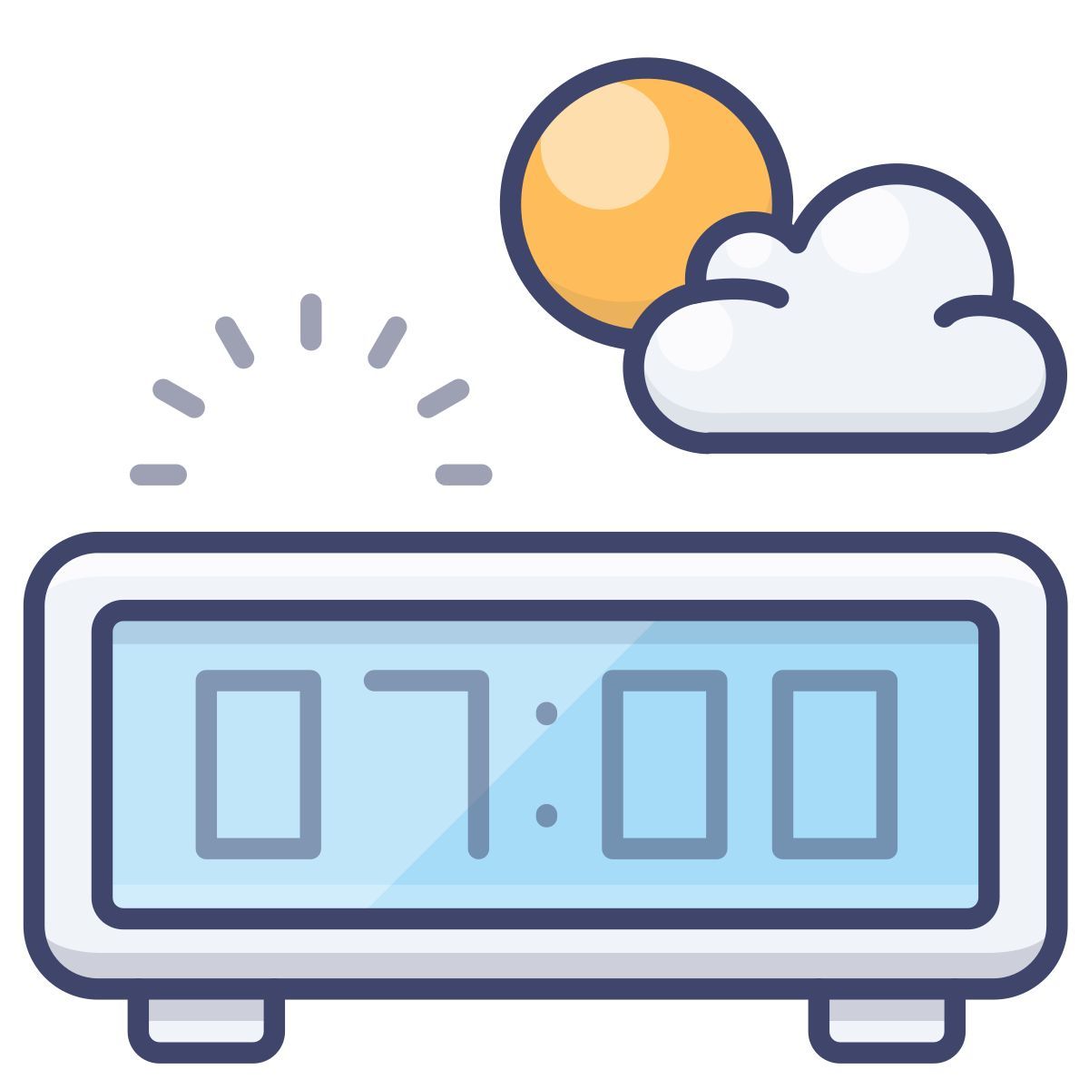 réveil numérique icon