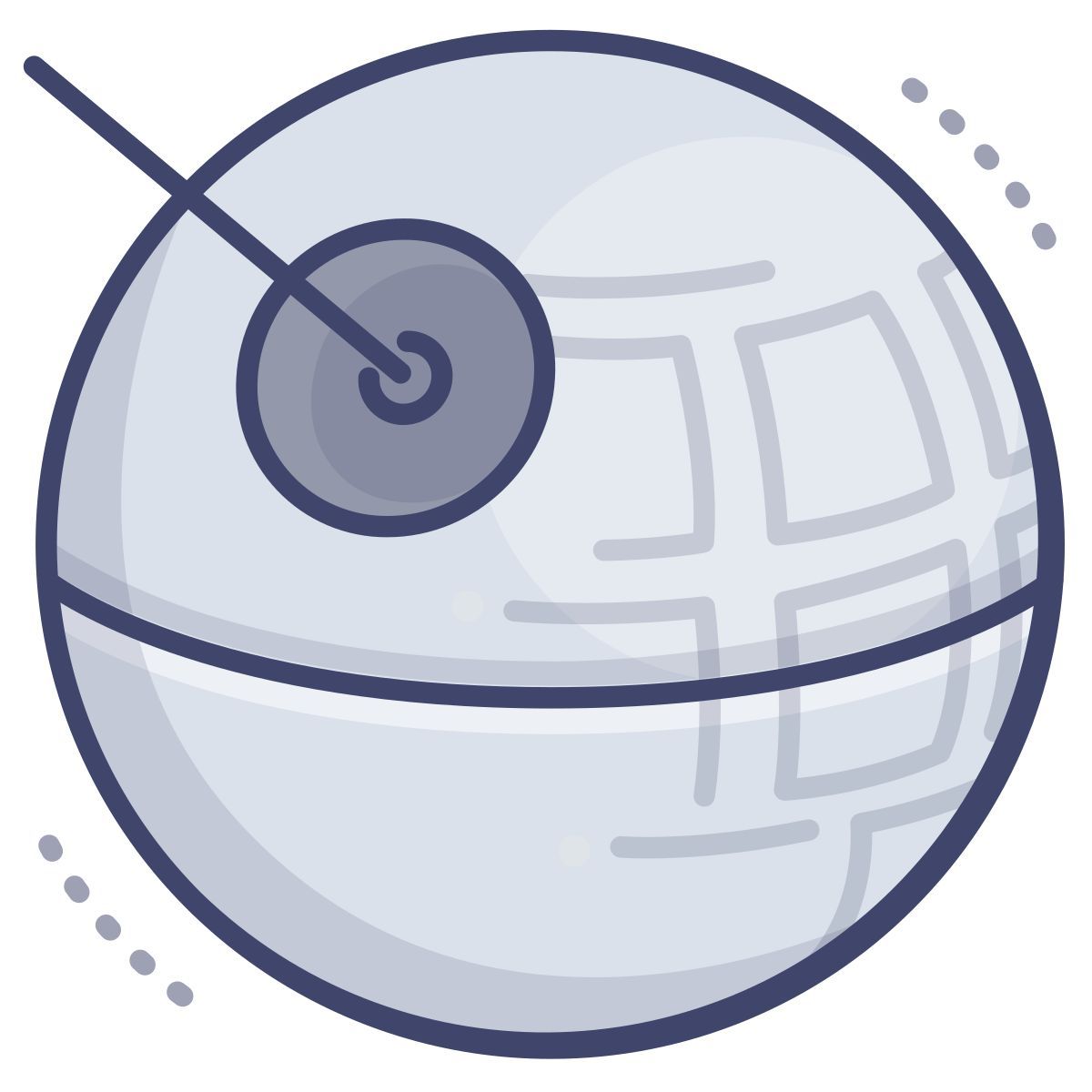 death star icon icon