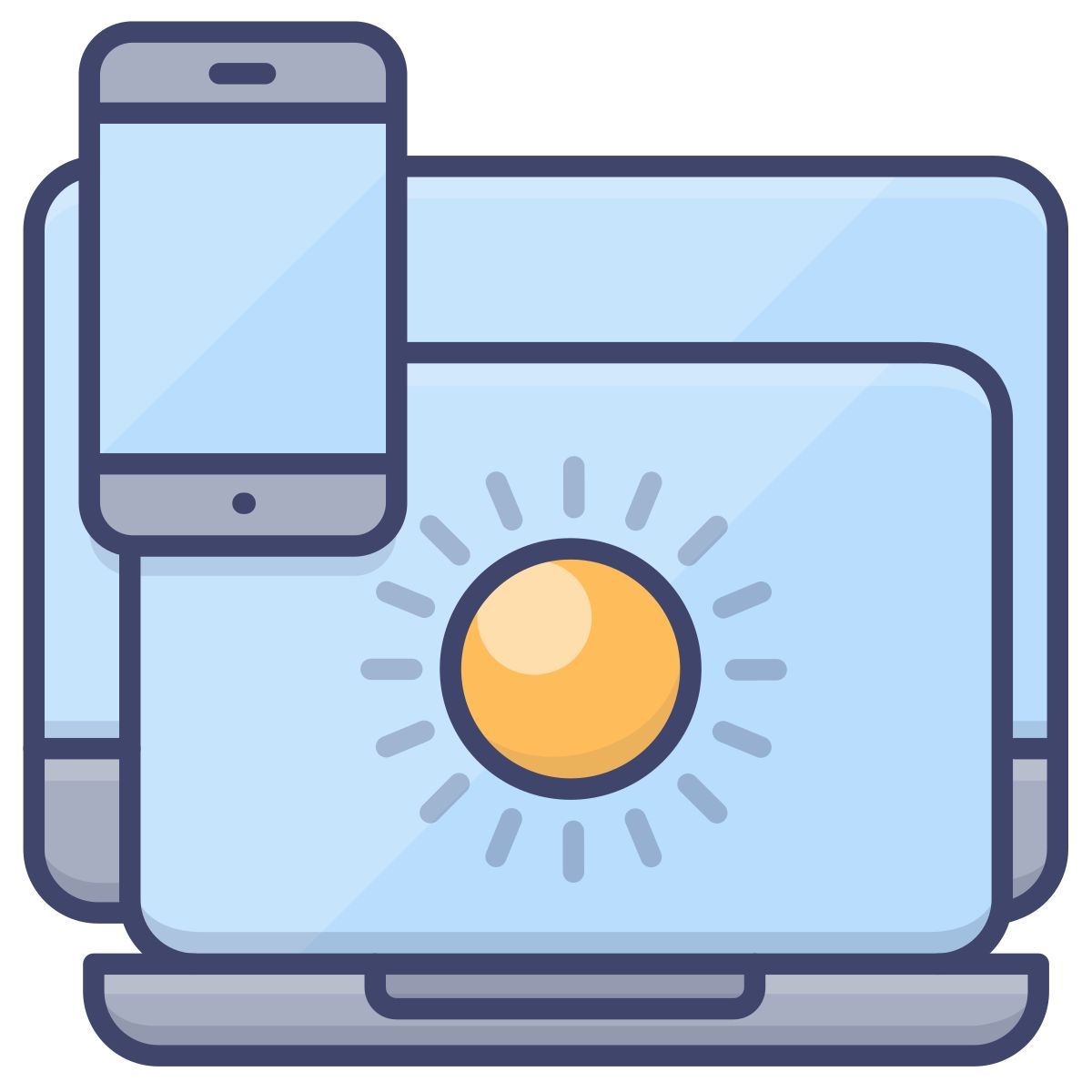 Lâmpada globular icon