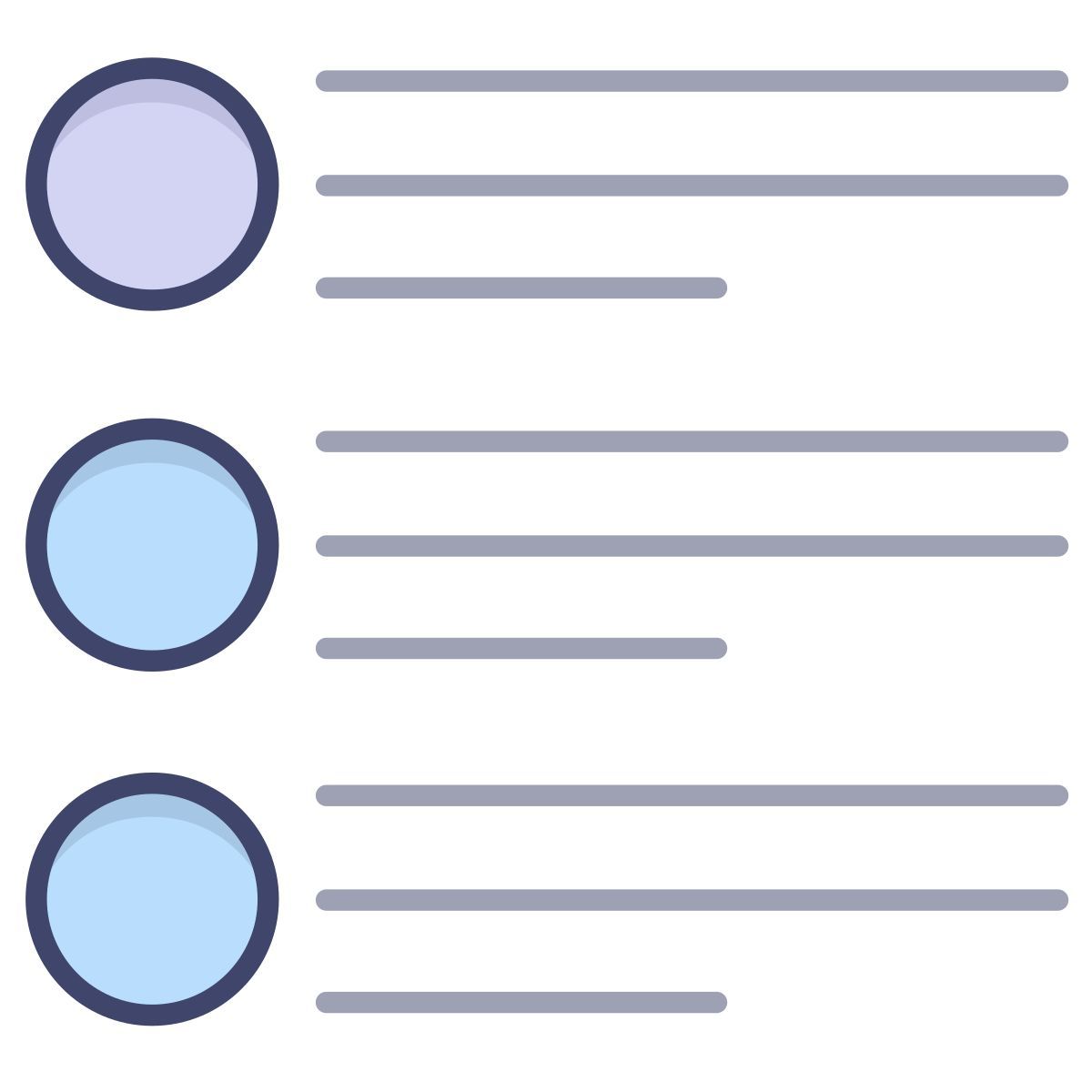list icon