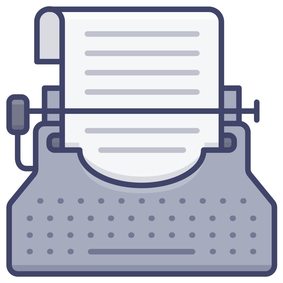 typewriter icon