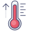 external temperature-weather-forecast-microdots-premium-microdot-graphic icon