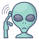 external alien-space-astronomy-microdots-premium-microdot-graphic icon