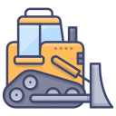 external bulldozer-transportation-vol2-microdots-premium-microdot-graphic icon