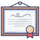 external certificate-education-science-vol1-microdots-premium-microdot-graphic icon