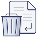external delete-file-document-microdots-premium-microdot-graphic icon