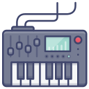 external electric-music-instrument-vol2-microdots-premium-microdot-graphic icon