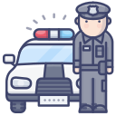 external police-human-civilization-vol1-microdots-premium-microdot-graphic icon