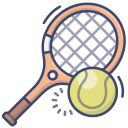 external racket-sport-fitness-vol1-microdots-premium-microdot-graphic icon