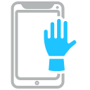 external SMARTPHONE-RAISE-HANDS-virtual-meeting-mixed-mixed-kendis-lasman icon