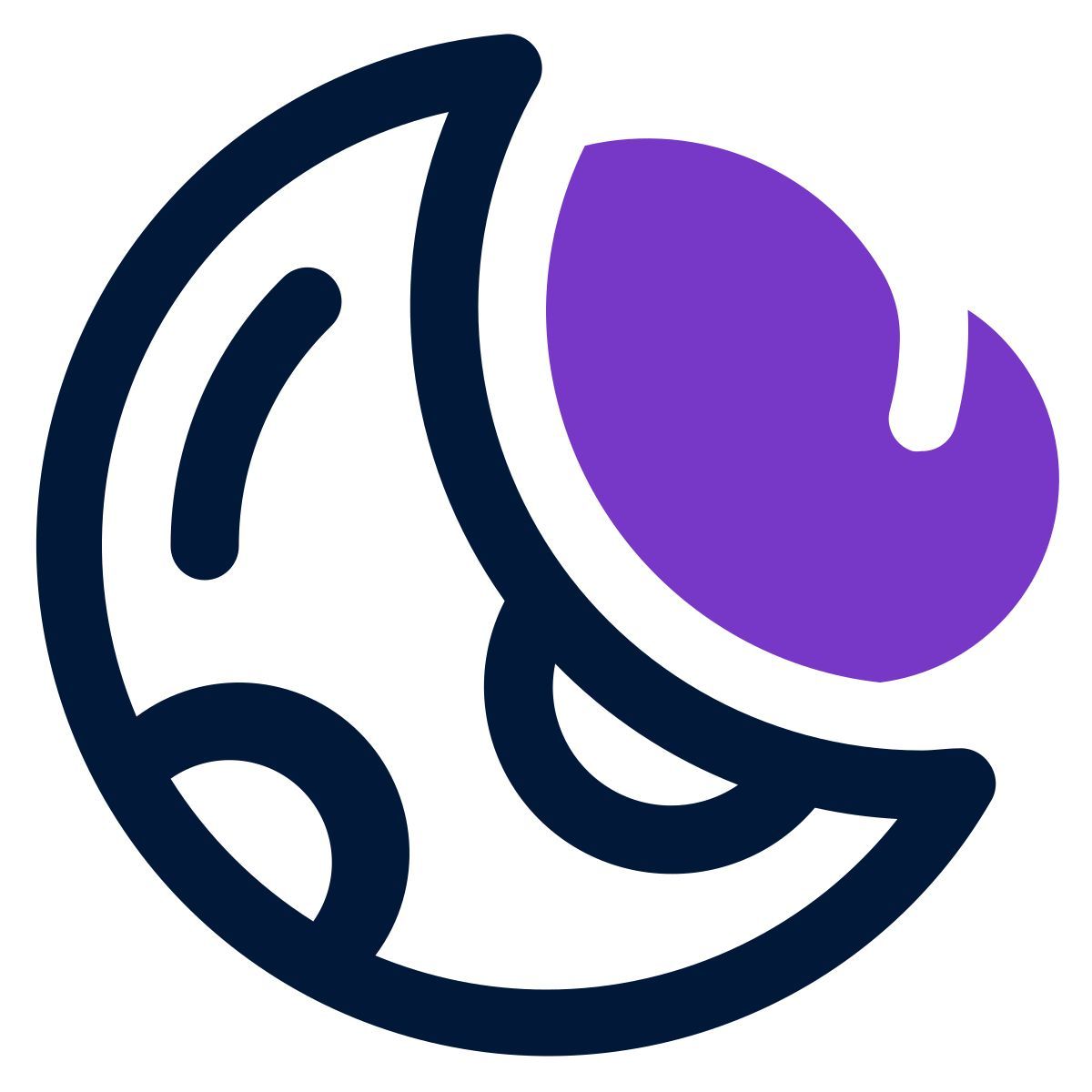 cloudy night icon