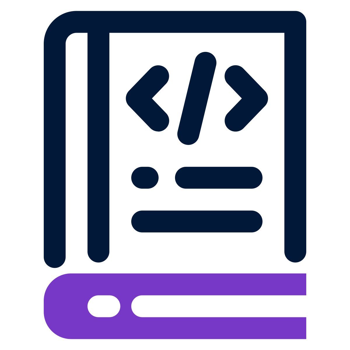 coding book icon
