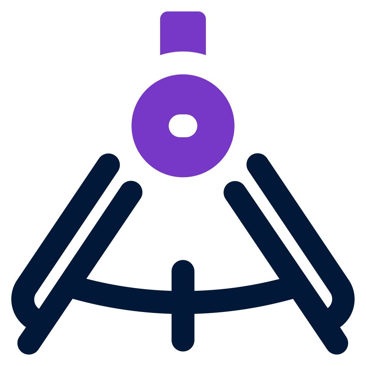 compass drawing icon