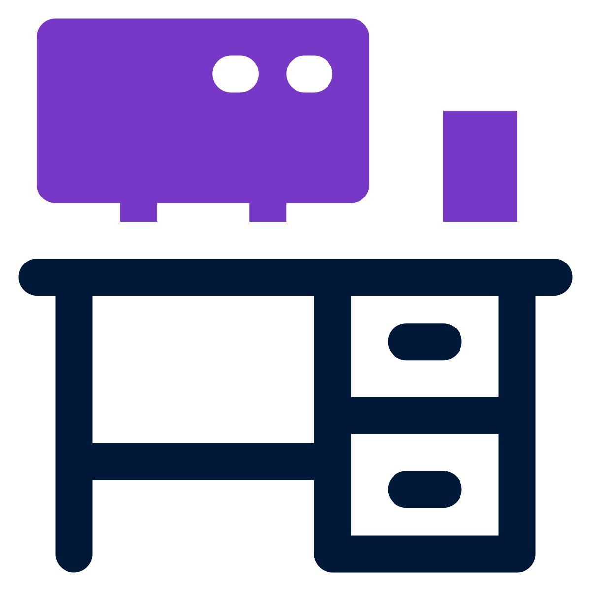 bureau d'ordinateur icon