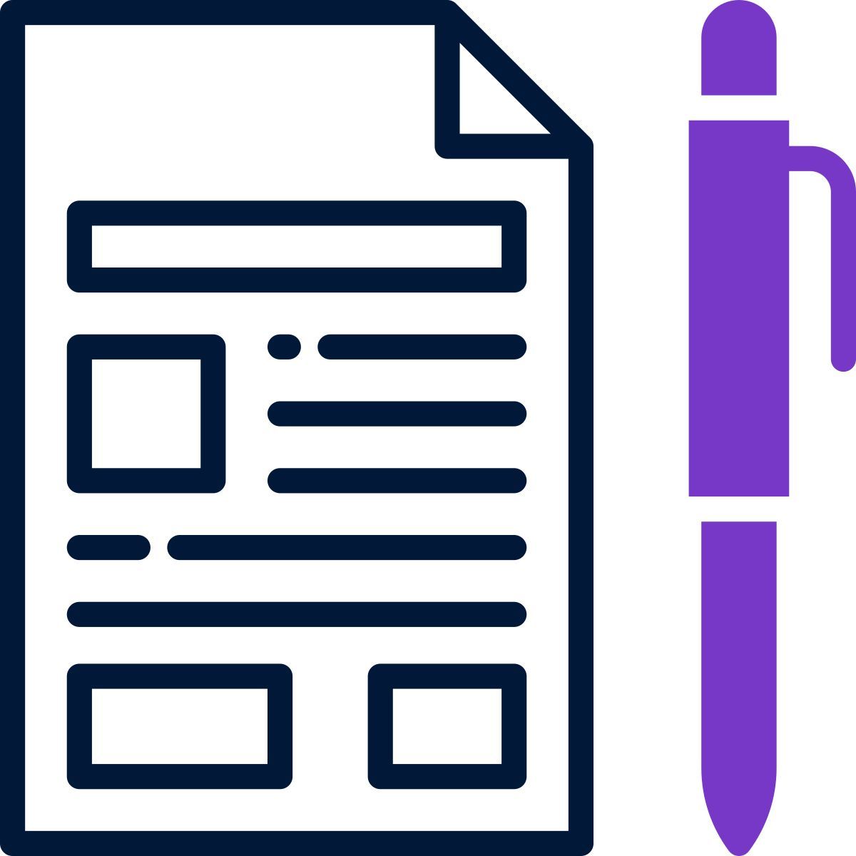 contract icon