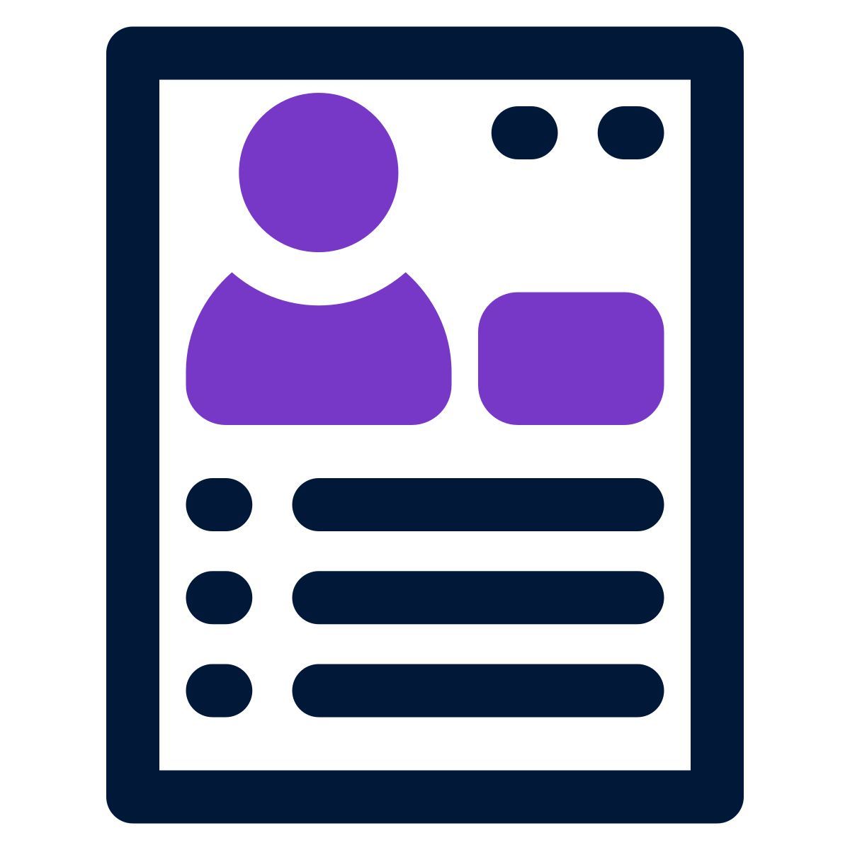 curriculum vitae icon